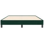 vidaXL Sommier à lattes de lit sans matelas vert foncé 140x210 cm