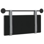 vidaXL Tête de lit suspendue Gris clair Tissu
