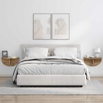 vidaXL Étagère Murale Montage mural Chêne artisanal 38 x 19 x 19 cm