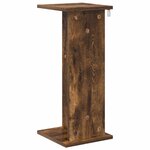 vidaXL Support de Plante Chêne fumé 25 x 25 5 x 60 5 cm