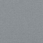 vidaXL Chaise à bascule avec repose-pied Gris clair Tissu