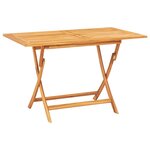 vidaXL Ensemble à manger de jardin 7 Pièces Bois de teck solide