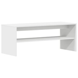 vidaXL Meuble TV Blanc 100 x 40 x 40 cm Aggloméré