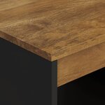 vidaXL Table basse 90x50x40 cm bois de manguier massif