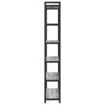 vidaXL Bibliothèque Sonoma gris 80 x 30 x 188 cm Bois d'ingénierie