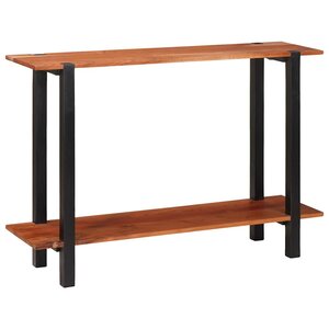 vidaXL Table console Marron 110 x 30 x 75 cm Bois d'acacia massif