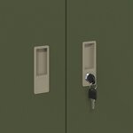 vidaXL Armoire de rangement Vert olive 90 x 40 x 70 cm Acier