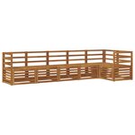 vidaXL Ensemble de canapés d'extérieur 6 pc Naturel Polyester
