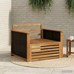 vidaXL Sofa de milieu extérieur Naturel