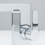 SCHÜTTE Mitigeur de lavabo à LED avec bec verseur ORINOCO chrome