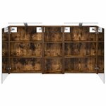 vidaXL Ensemble de Meubles de Salle de Bain 3 Pièces 130 x 14 5 x 70 cm
