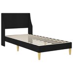 vidaXL Cadre de lit avec matelas avec tête de lit Polyester