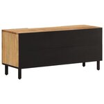 vidaXL Meuble TV 105x33x46 cm Bois massif de manguier