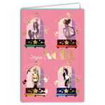 Carte Joyeux Noël avec Enveloppe Blanche 12x17cm