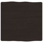 vidaXL Dessus de table bois massif traité bordure assortie