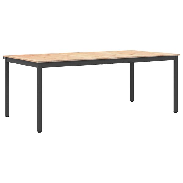 vidaXL Table de salle à manger / Table de repas Naturel