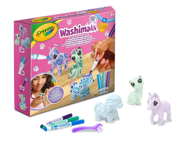 Washimals Pets 3 bebes a colorier