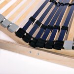 vidaXL Sommiers à lattes sans matelas 2 Pièces avec 42 lattes 90x200 cm