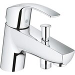 GROHE Mitigeur bain/douche Eurosmart 33412002 - Limiteur de température - Clapet anti-retour - Chrome