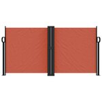 vidaXL Auvent latéral rétractable terre cuite 120x1200 cm