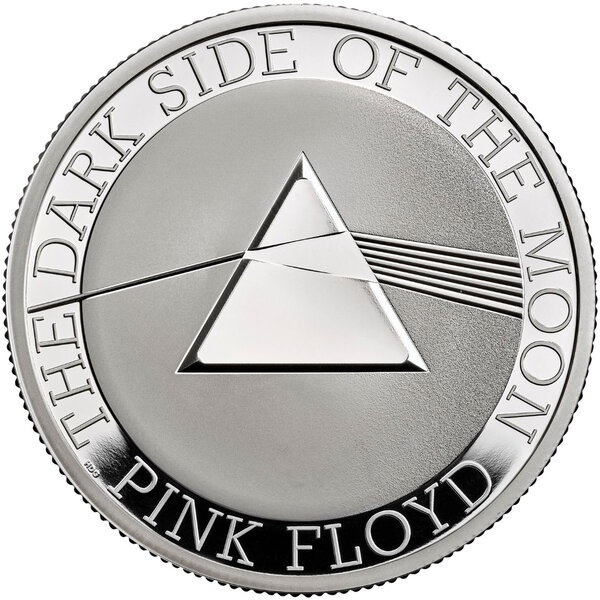 Monnaie PINK FLOYD Legends of Music 2 Oz Argent 5 Pounds United Kingdom 2026 (PRÉCOMMANDE)