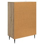 vidaXL Buffet Chêne artisanal 66 x 34 5 x 95 cm Bois d'ingénierie
