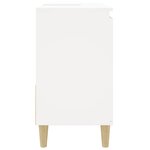 vidaXL Armoire de salle de bain blanc 65x33x60 cm bois d'ingénierie