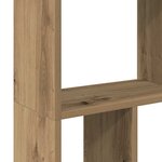 vidaXL Bibliothèque chêne artisanal 60x20x120 cm bois d'ingénierie