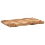 vidaXL Dessus de table rectangulaire 160x50x4 cm bois massif d'acacia