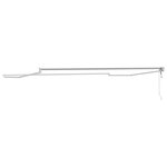 vidaXL Auvent Blanc 4 ×3 m Métal