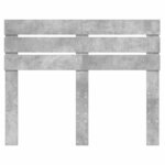 vidaXL Tête de lit Gris béton 120 cm Bois d'ingénierie