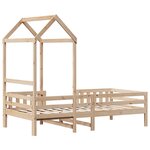 vidaXL Cadre de lit avec toit sans matelas 80x200 cm