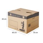 Cartons déménagement 120L (60 x 50 x 40 cm)