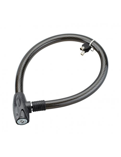Antivol à clé Scorp  câble acier  vélo  25mmx0.85m  2 clés  noir - THIRARD