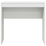 vidaXL Bureau Blanc 80 x 40 x 76 cm Bois d'ingénierie