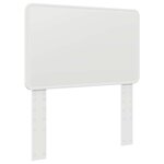 vidaXL Tête de lit Blanc 80 cm Bois d'ingénierie
