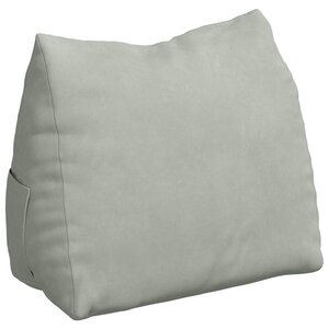 vidaXL Coussin de Dos Gris clair 60 x 20 x 50 cm