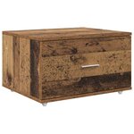 vidaXL Bureau Bois ancien 131 5 x 50 x 106 5 cm Bois d'ingénierie