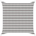 vidaXL Voile d'ombre Gris clair et blanc 2 5 x 2 5 m HDPE