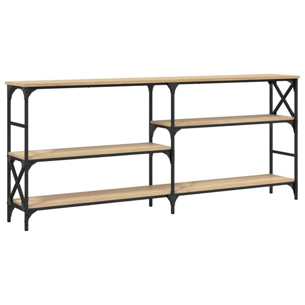 vidaXL Table console chêne sonoma 180x29x76 5 cm bois d'ingénierie