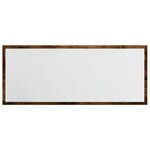 vidaXL Miroir de salle de bain à LED chêne fumé bois d'ingénierie