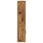 vidaXL Bibliothèque vieux bois 60x24x120 cm bois d'ingénierie