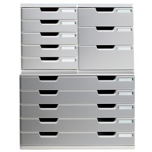 Module De Classement Modulo Office 5 Tiroirs A3 - Granit - Exacompta