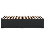 vidaXL Cadre de lit sans matelas noir 80x200 cm similicuir