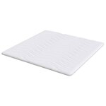 vidaXL Coussins de Matelas Blanc 180 x 200 cm Polyester sans colle