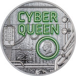 Pièce de monnaie en Argent 20 Dollars g 93.3 (3 oz) Millésime 2024 CYBER QUEEN