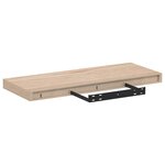 vidaXL Étagères flottantes 2 Pièces 60x23 5x4 cm bois d'ingénierie