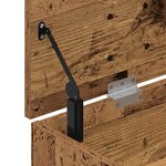 vidaXL Banc à chaussures vieux bois 102x30 5x45 cm bois d'ingénierie