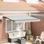 vidaXL Cadre de Store Électrique Rétractable 2.5x2 m Métal