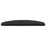 vidaXL Tapis d'escalier auto-adhésifs 15 pc 80 x 28 x 3 5 cm Noir